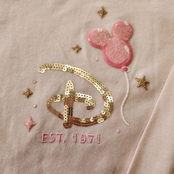 Walt Disney World Parks Medium Mickey Mouse Pink Balloons Spirit Jersey Shirt - Picture 3 of 15